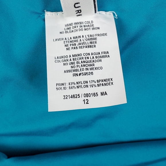 NWT Trina Turk reversible high waist swim bikini bottoms multicolor striped - Picture 7 of 7